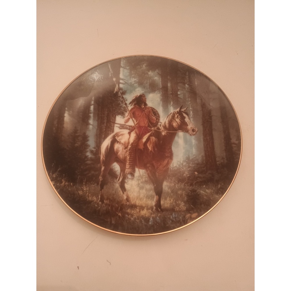 Mystic Warriors 'Sunseeker' Hamilton Collection plate by Chuck Ren 1992